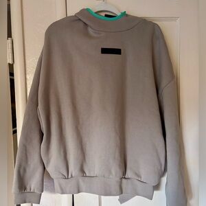 Essentials Fear of God. Men's hoodie in Taupe